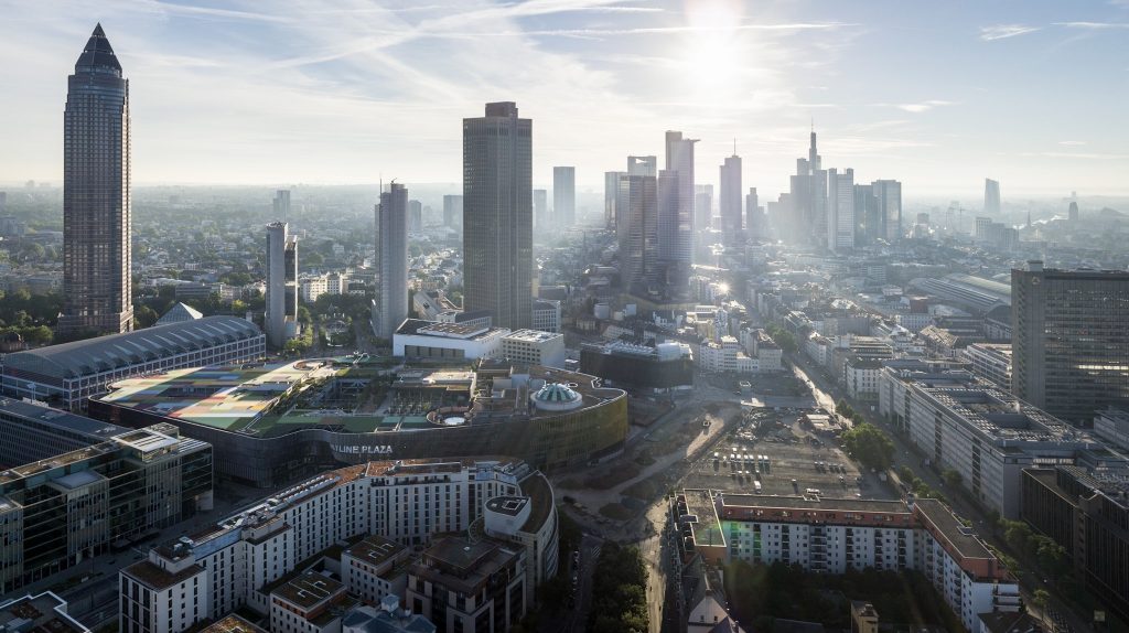 Luftbildaufnahme Frankfurt am main