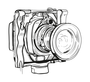 Grafik von einer Fotokamera